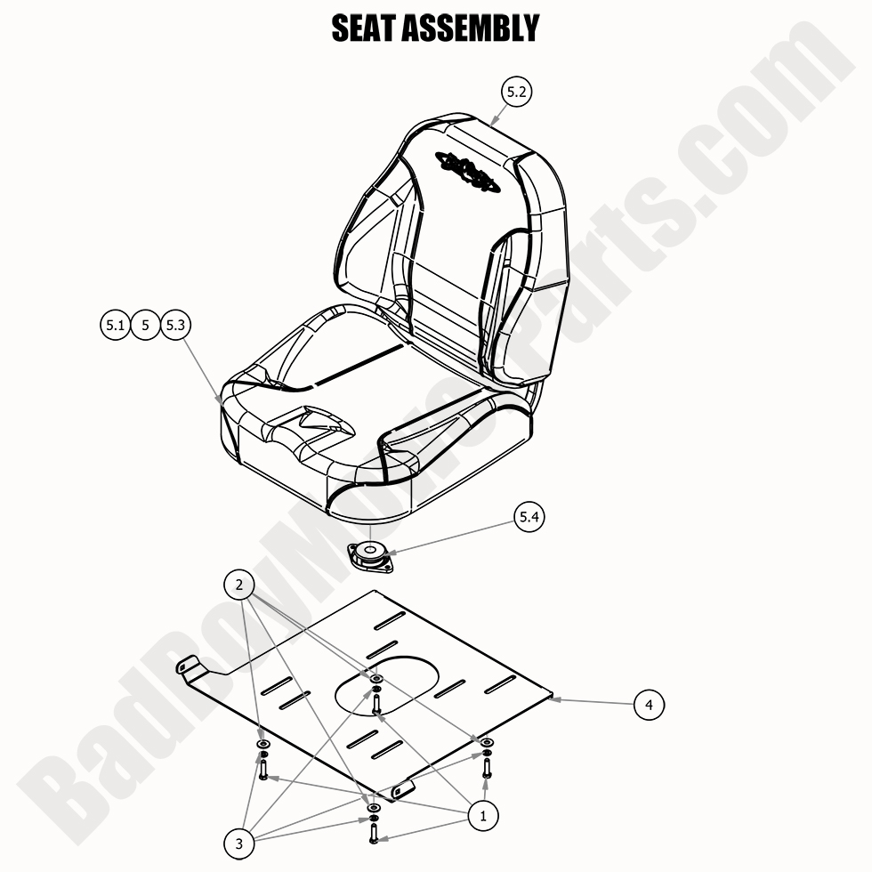 2020 ZT Avenger Seat Assembly